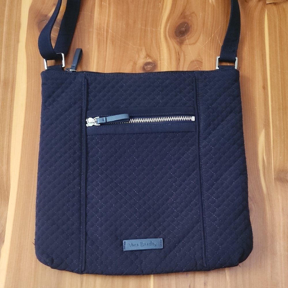 Vera Bradley Iconic Crossbody Quilted Navy Messenger Bag